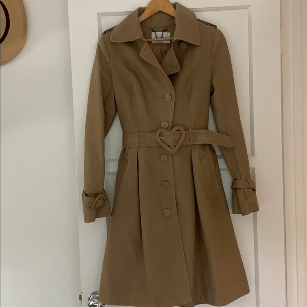 Caramel trench coat